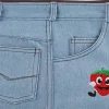 Kosmetiktasche Motifs 94774 blau mit Erdbeere