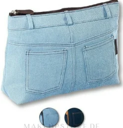 Kosmetiktasche Real Jeans. Denim 94583 hellblau