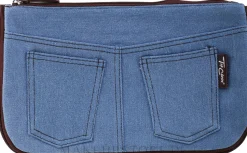 Kosmetiktasche Real Jeans. Denim 94545 blau