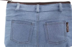 Kosmetiktasche Real Jeans. Denim 94576 hellblau