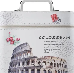 Kosmetiktasche Rome/Colosseum XL 98857 weiß