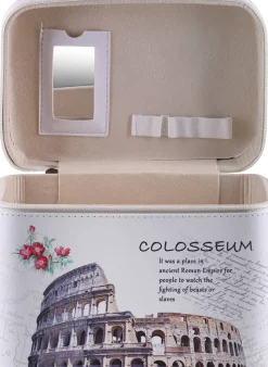 Kosmetiktasche Rome/Colosseum XL 98857 weiß