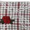 Kosmetiktasche Rose 95825 weiß