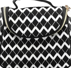 Kosmetiktasche schwarz-weiß 498653