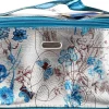 Kosmetiktasche Silver Meadow 94347 mit blauer Blume