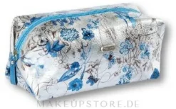 Kosmetiktasche Silver Meadow 94330 mit blauen Blumen