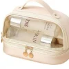 Kosmetiktasche-Organizer, KS115B, cremefarben