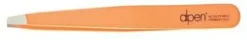 Kosmetische Pinzette gerade, orange, 10 cm