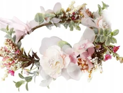 Kranz mit Blumen, W106