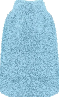 Körperwasch- und Massageschwamm, hellblau