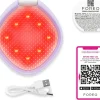 LED-Haarbürste, lila