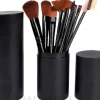 Make-up Pinselset 12-tlg. schwarz
