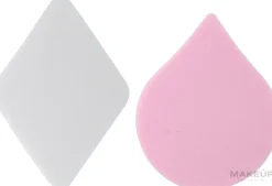 Make-up Schwamm 38457 weiß und rosa 2 St.