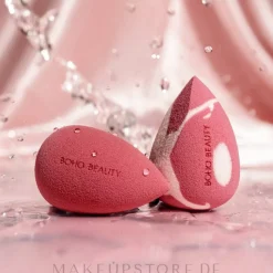 Make-up Schwamm Beere und mittlere rosa Beere schräg 2 St.