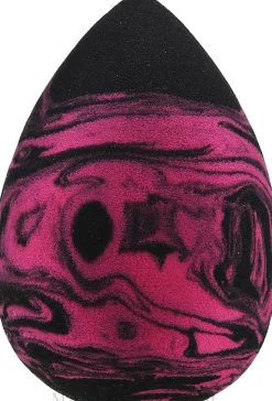 Make-up Schwamm Marmor rot-schwarz