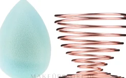 Make-up Schwamm mit Ständer 38181 hellblau