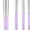 Make-up-Pinselset, 4 Stück, violett