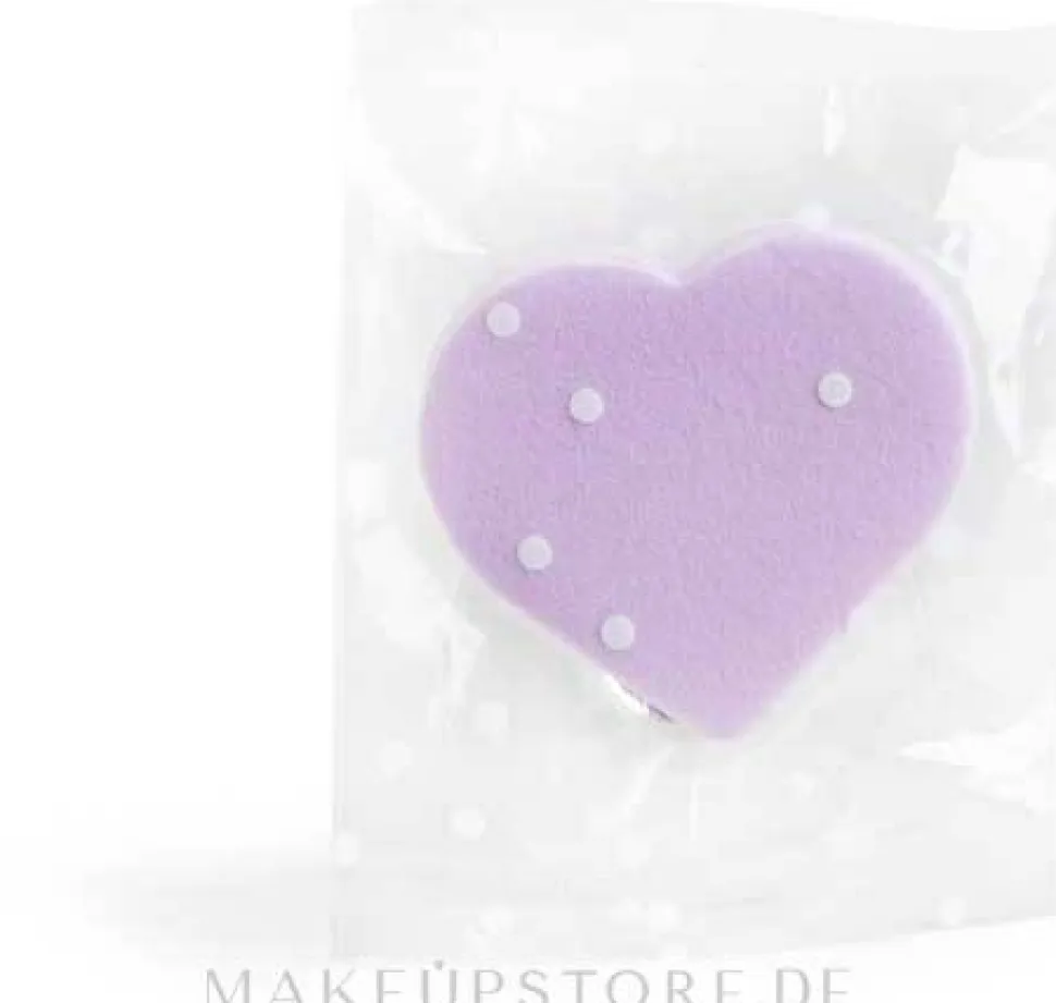 Make-up-Schwamm Herz violett
