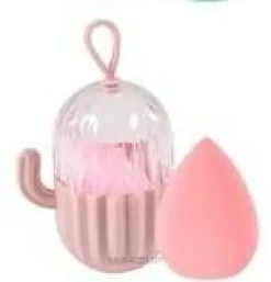 Make-up-Schwamm im Etui 38419 rosa