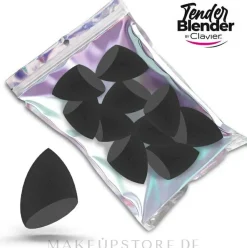 Make-up-Schwamm-Set abgeschrägt schwarz