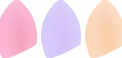 Make-up-Schwämmchen-Set, 10 Stück, rosa, creme, lila