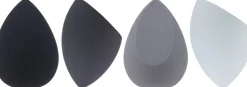 Make-up-Schwämme, 4 Stück, schwarz-violett, dunkelviolett, violett, hellviolett