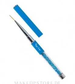 Manikürepinsel ultra fein blau