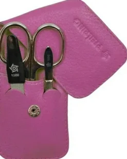 Maniküreset, 3-teilig, rosa