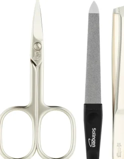 Maniküre-Set, 3-teilig, schwarz