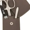 Maniküre-Set, 3-teilig Siena, dunkelgrau