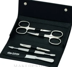 Maniküre-Set, 5-teilig Siena, schwarz