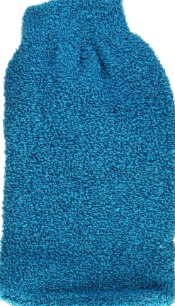 Massage-Badehandschuh blau