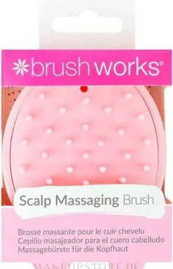 Massagebürste für die Kopfhaut rosa
