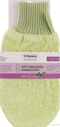 Massagehandschuh hellgrün