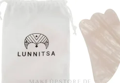 Massageplatte Guasha Rosenquarz