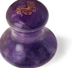 Massager für das Gesicht aus Amethyst