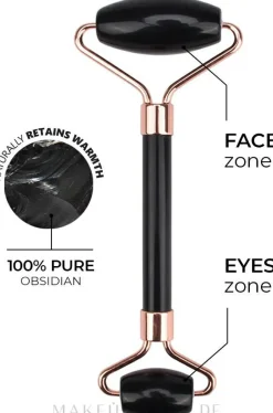 Massageroller für das Gesicht aus Obsidian
