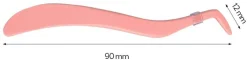Mini-Pinzette für Wimpernverlängerung, rosa