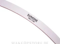 Nagelfeile 180/240, Banane, Weiß, 10 Stück