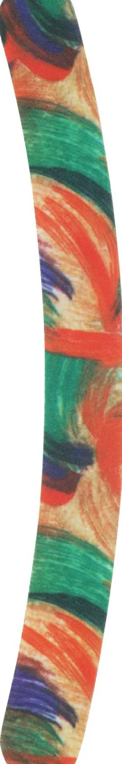 Nagelfeile, 7453, orange-grün-blaue Wirbel