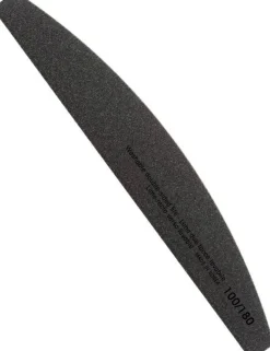 Nagelfeile 'Halbmond', 100/180, dunkelgrau