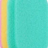 Ovale Badeschwamm 30468, rosa-gelb-grün