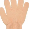 Peeling-Handschuh für die Körpermassage Pfirsich
