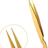 Pinzette gerade 010 golden