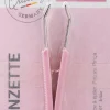Pinzette gerade mit Kunststoffgriff 8.5 cm 1061/B hellrosa