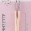 Pinzette gerade mit Kunststoffgriff 8.5 cm 1061/B hellorange
