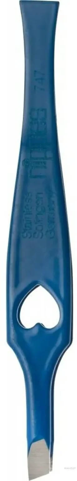 Pinzette geschnitten 8 cm blau