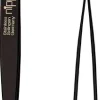 Pinzette mit scharfen Spitzen 9,5 cm schwarz