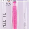 Pinzette schräg Edelstahl 9,2 cm rosa