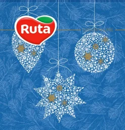 Platzservietten „Weihnachtsmischung“, 2 Lagen, 33x33 cm, 20 Stück, mit Spielzeugen